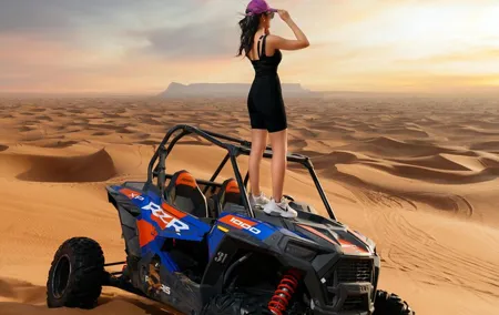 Private Evening Desert Safari with BBQ Dinner Sand Boarding
