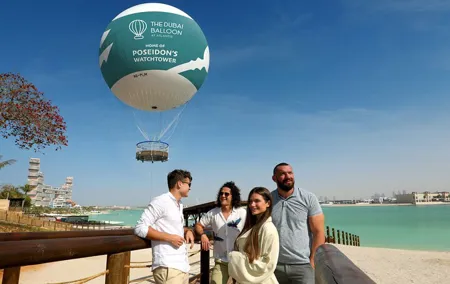 Dubai Atlantis: Tethered Balloon Flight