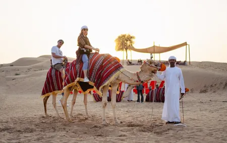 Experience Private Desert Safari with 5* BBQ Dinner Dune Bashing