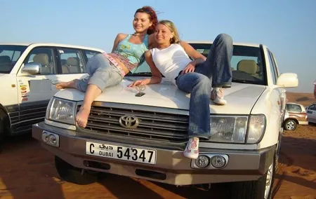 Private Dubai Desert Safari with Barbecue Dinner and Camel Ride