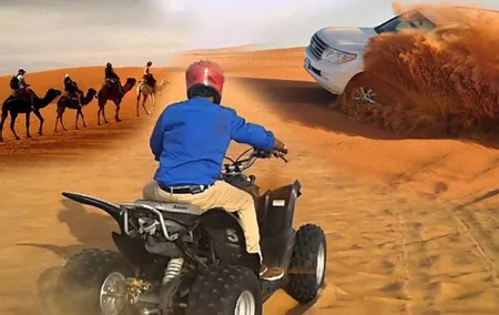 Quad Bike Ride with Evening Safari Dubai