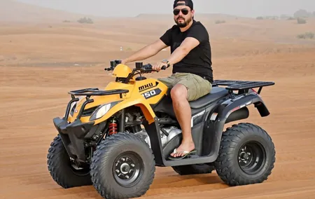 Quad Bike Desert Safari With BBQ Dinner