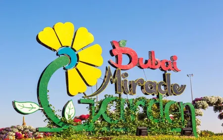 Combo Miracle Garden and Dhow Cruise Marina Dinner