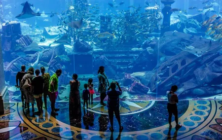 Lost Chamber Aquarium in Dubai