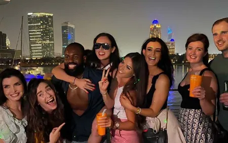 Dubai Marina Yacht Party with BBQ, Unlimited Drinks and DJ