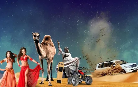 Desert Safari Dubai Quad Bike, Camel Ride , Vip Majlis, All Exclusive Services