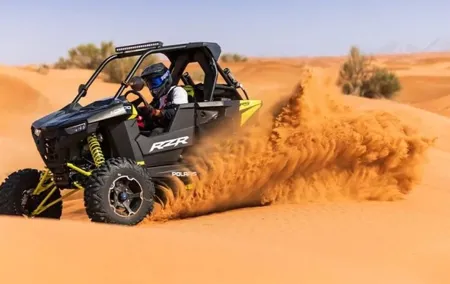 Desert Safari with 30 minutes Buggy Ride with Camel Ride & Dinner