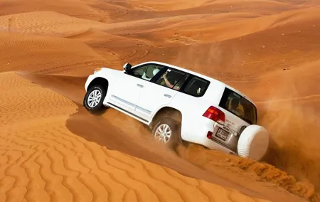 4x4 Red Dunes Evening Desert Safari With BBQ Dinner