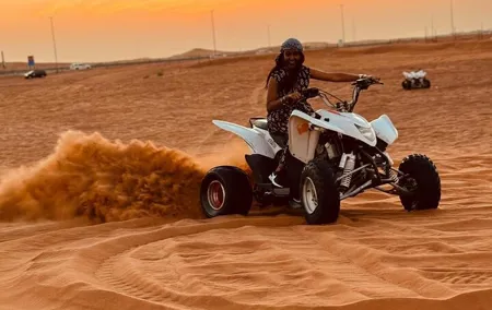 Dubai Morning Desert Safari Sand Boarding & Camel Ride ( jeep)