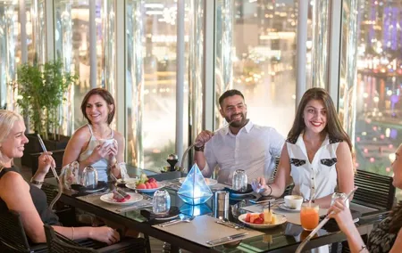 Burj Khalifa At The Top Ticket with Rooftop Dining Experience
