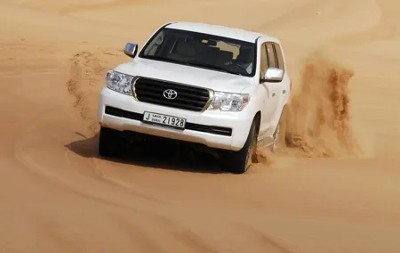 Premium Red Dune Desert Safari,BBQ dinner, camel ride, live show at Majilis camp