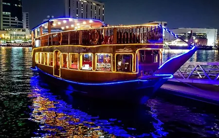 Dubai Frame With Dhow Cruise Dinner Marina Including Transfer