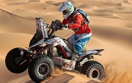 Evening Desert Safari + Quad Bike, Dune Bashing & BBQ Dinner & Live Show
