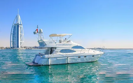 1 Hour Rental of 50 Feet Luxury Yacht in Dubai