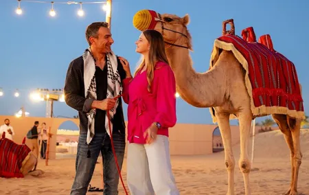 VIP Desert safari Dubai with dinner, dunes, camel rides and shows