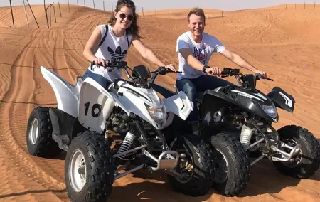 Dubai 30 Mins Quad Bike Desert Drive & Safari - Morning