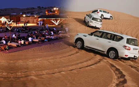 Evening Desert Safari with Quad bike Camel Riding BBQ Dinner