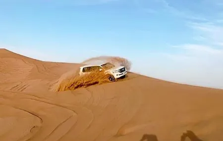 Desert Safari With BBQ Dinner, Camel Ride, Sand Boarding In Dubai