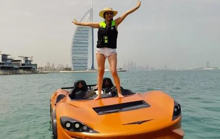 Burj Al Arab Jetcar plus Jetski + FREE PICS, VIDS & COFFEE