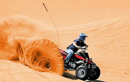 Dubai Desert Safari Sharing with Quad, Shows, Camel and Dinner