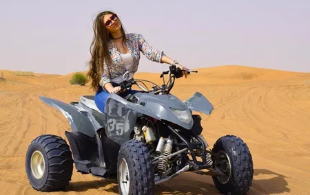 Evening Safari Quad Bike in the desert of Lahbab