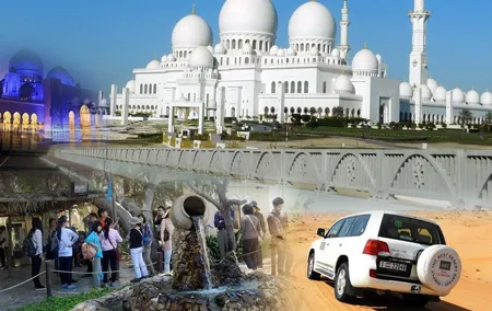 8-Day Dubai Tour with Abu Dhabi: Desert Safari and 5 star hotels