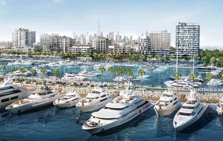 Dubai Marina Luxury Yacht & Breakfast from Dubai