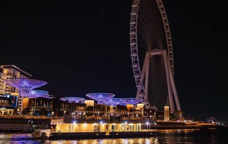 Dubai Marina Luxury Catamaran Dinner Cruise with Transfer