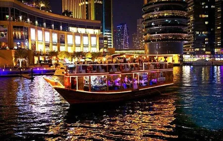 Romantic Sightseeing Dhow Cruise Dinner