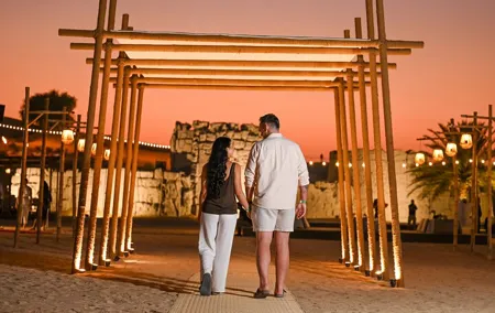 Dubai Desert Camp: Camel Ride, BBQ, Transfers at Fort Lisaili