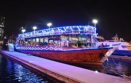 Dhow Cruise at Dubai Marina with Dinner