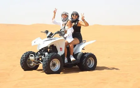 Quad Bike Dubai With Desert Safari, BBQ Buffet, Live Shows & More