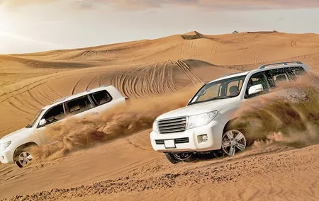 Premium Morning Dessert Safari With Sand Boarding & Dune Bashing
