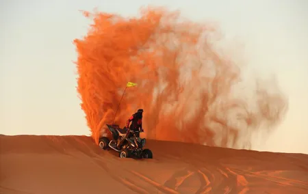 Red Dunes Quad Bike Safari, Sand surf, Camels and BBQ