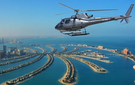 Helicopter City Tour Dubai with Palm View and Transfers Option
