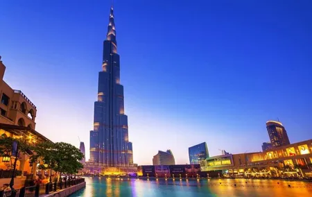 Dubai City Tour By Night With Burj Khalifa Ticket and Pick Up