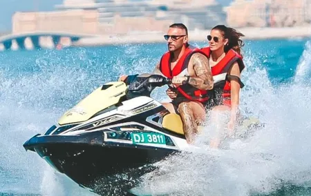 Jet Ski Ride Near Burj Al Arab Dubai with Optional Pick and Drop