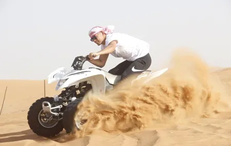 Quad Biking Adventure in dubai desert