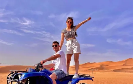 Arabian Desert Safari Red Duns with camel riding And BBQ Dinner