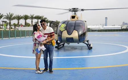 Dubai Helicopter Tour and Inside Burj Al Arab Guided Experience