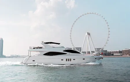 Majesty 77ft Diamond Dust — Dubai's best yacht rental