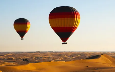 Hot Air Balloon Premium ,Camel Horse Ride,Dune Bashing ,Quad Bike