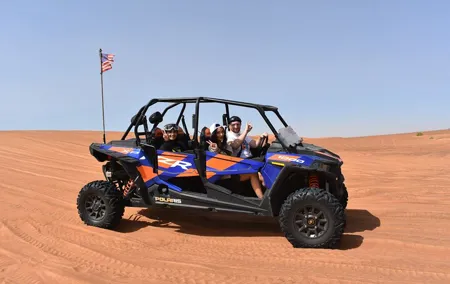 Polaris RZR 1000cc self drive 4 seats Camel Ride and Sandboarding