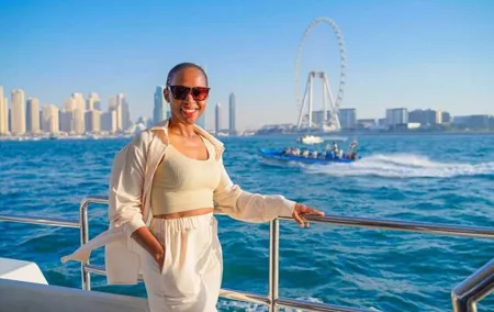 Marina Dubai Luxury Yacht in Dubai with (BF)