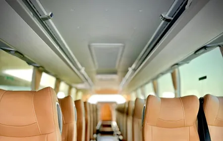 Dubai half day chauffer by big Luxury bus 50 seater for big Group