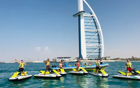 30 Mins JET SKI Burj al Arab tour and Burj Khalifa, Dowtown Dubai