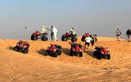 Dubai Desert Safari Red Sand-Dune Bashing-ATV and Belly Dance