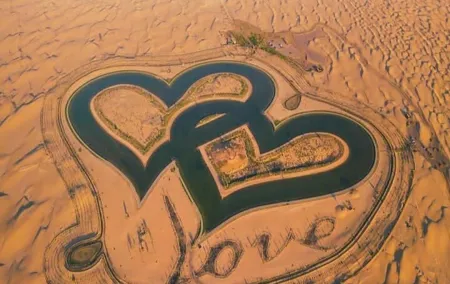 Dubai: Love Lake Heart-Shaped Lake Tour