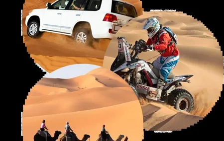 4 in 1 package sale (Dubai City tour-Safari-dinner cruise-Abu Dhabi City tour)