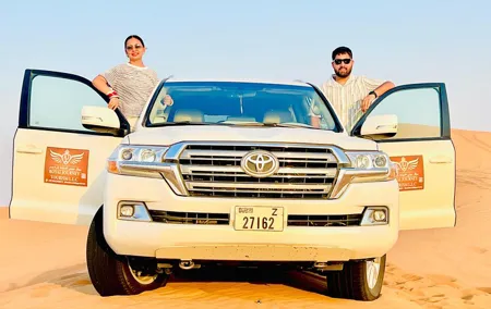 Morning Desert Safari with Dune Bashing & Camel Ride